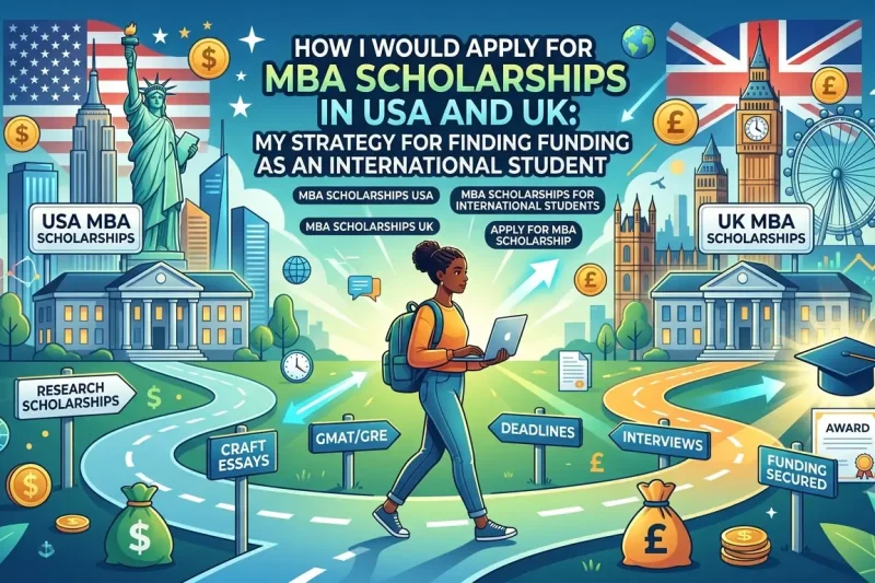 How I Would Apply for MBA Scholarships in USA and UK: My Strategy for Finding Funding as an International Student