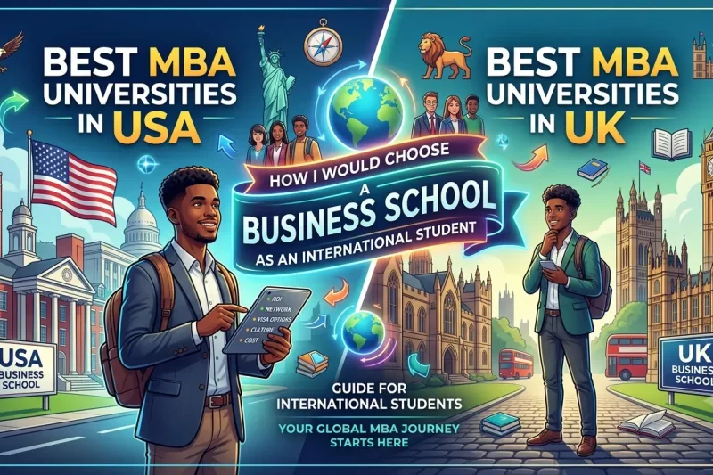Best MBA Universities in USA and UK: How I Would Choose a Business School as an International Student