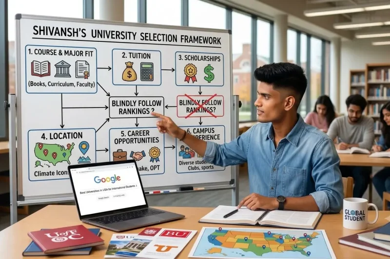 How to Choose the Right University in the USA: My Research Process as an International Student